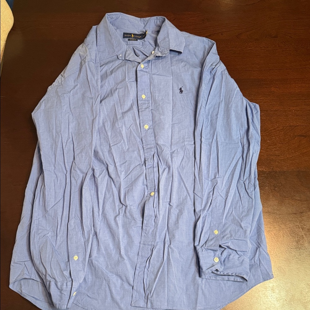 Ralph Lauren Light Blue Casual Button-Down Shirt